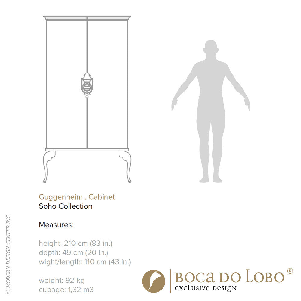 Boca do Lobo Guggenheim Patch Cabinet Soho Collection | Boca do Lobo | LoftModern