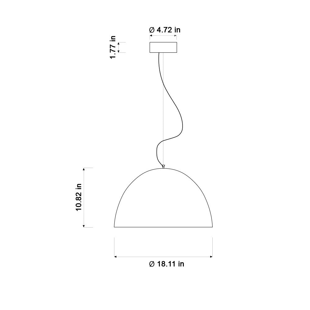 In-es.artdesign H2O Cemento Pendant Light