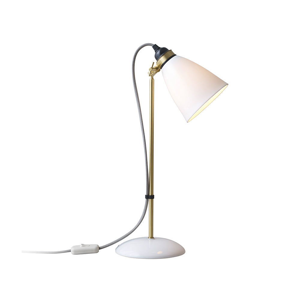 Hector 30 Table Lamp - Satin Brass of Original BTC