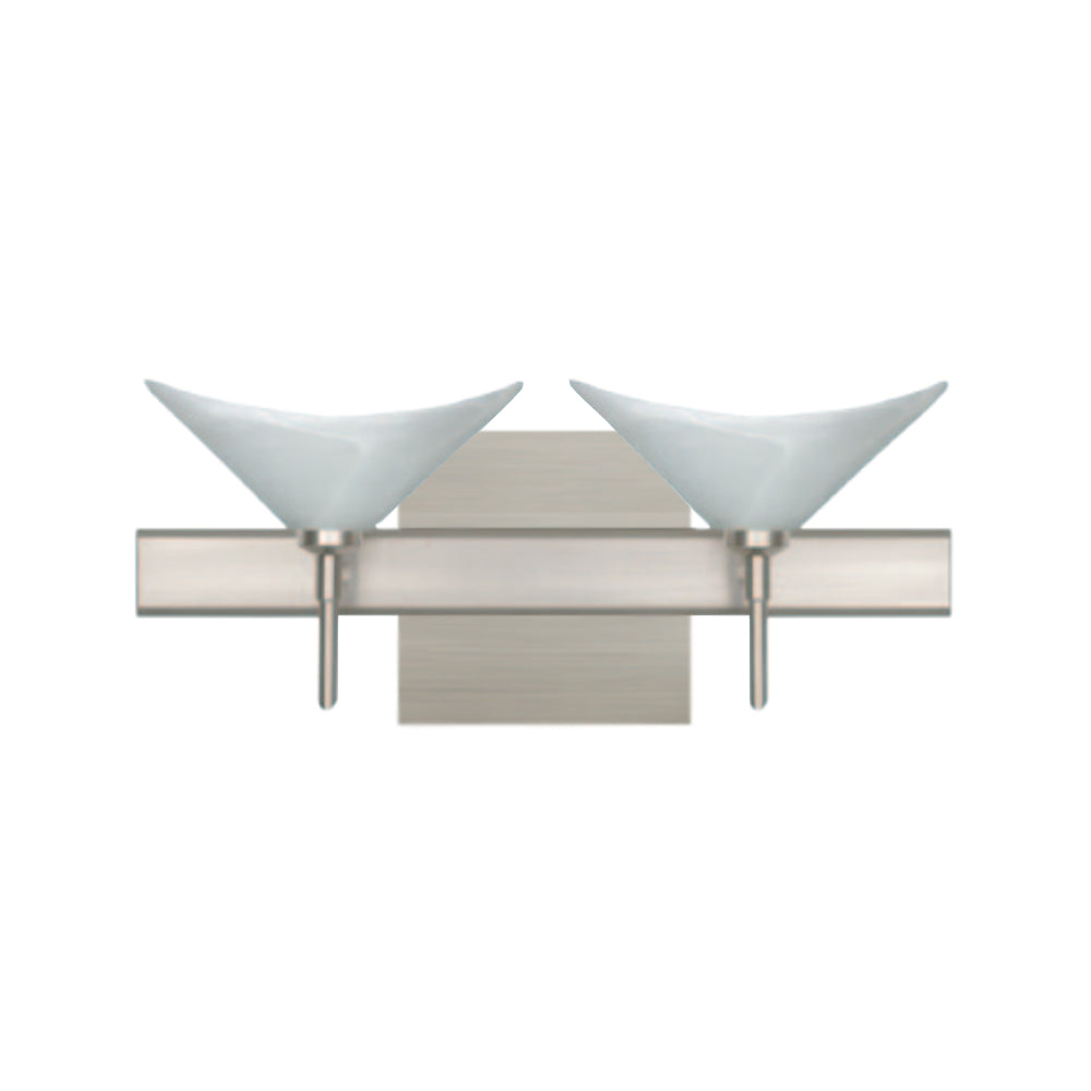 Besa Lighting Hoppi 2 Square Canopy Vanity Light