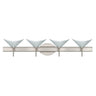 Besa Lighting Hoppi 4 Round Canopy Vanity Light