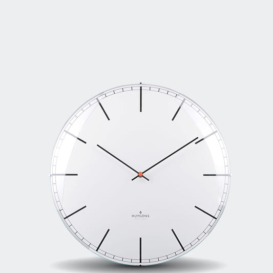 Huygens Dome 13.8 Inch Index Wall Clock