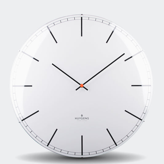 Huygens Dome 17.7 Inch Index Wall Clock