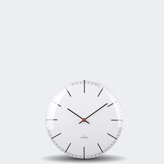 Huygens Dome 9.8 Inch Index Wall Clock