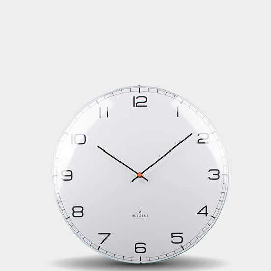 Huygens Dome 13.8 Inch Arabic Wall Clock