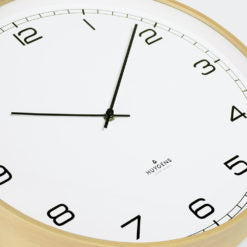 Huygens Wood 13.8 Inch Arabic Wall Clock