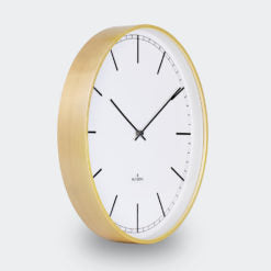 Huygens Wood 9.8 Inch Index Wall Clock