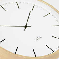 Huygens Wood 9.8 Inch Index Wall Clock