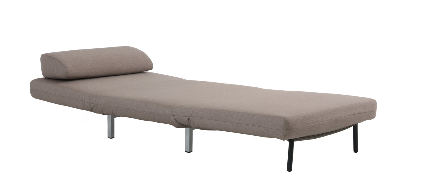 Premium Chair Bed Lk06-1 Beige Fabric by JM