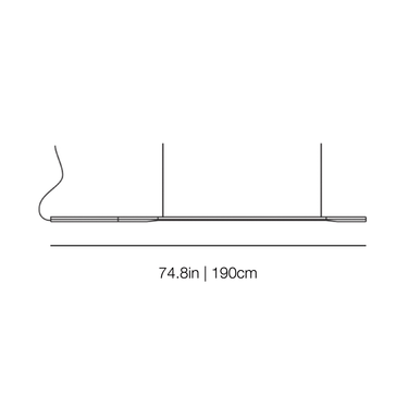 Contemporary home lighting solution – Oluce Ilo 487 LED horizontal ceiling lamp
