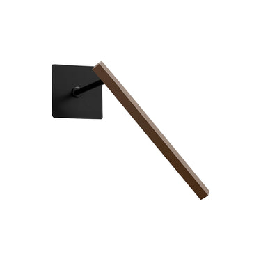 Ilo designer wall lamp by Oluce featuring rotating indirect LED illumination