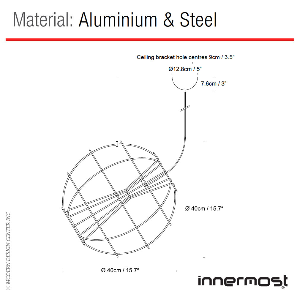 Innermost Latitude Suspension Lamp