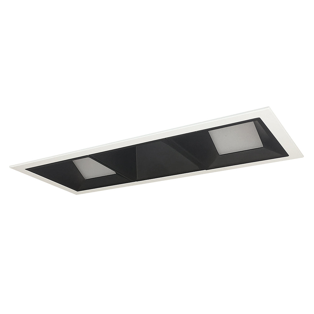 Nora Lighting Iolite MLS Three Head Adjustable Snoot / Fixed Downlight / Wall Wash, Flanged