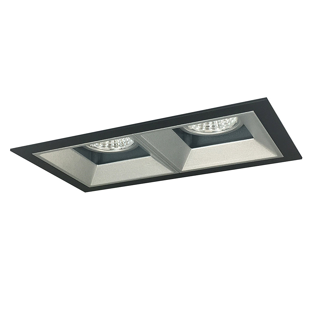 Nora Lighting Iolite MLS Two Head Fixed Downlight, Flanged