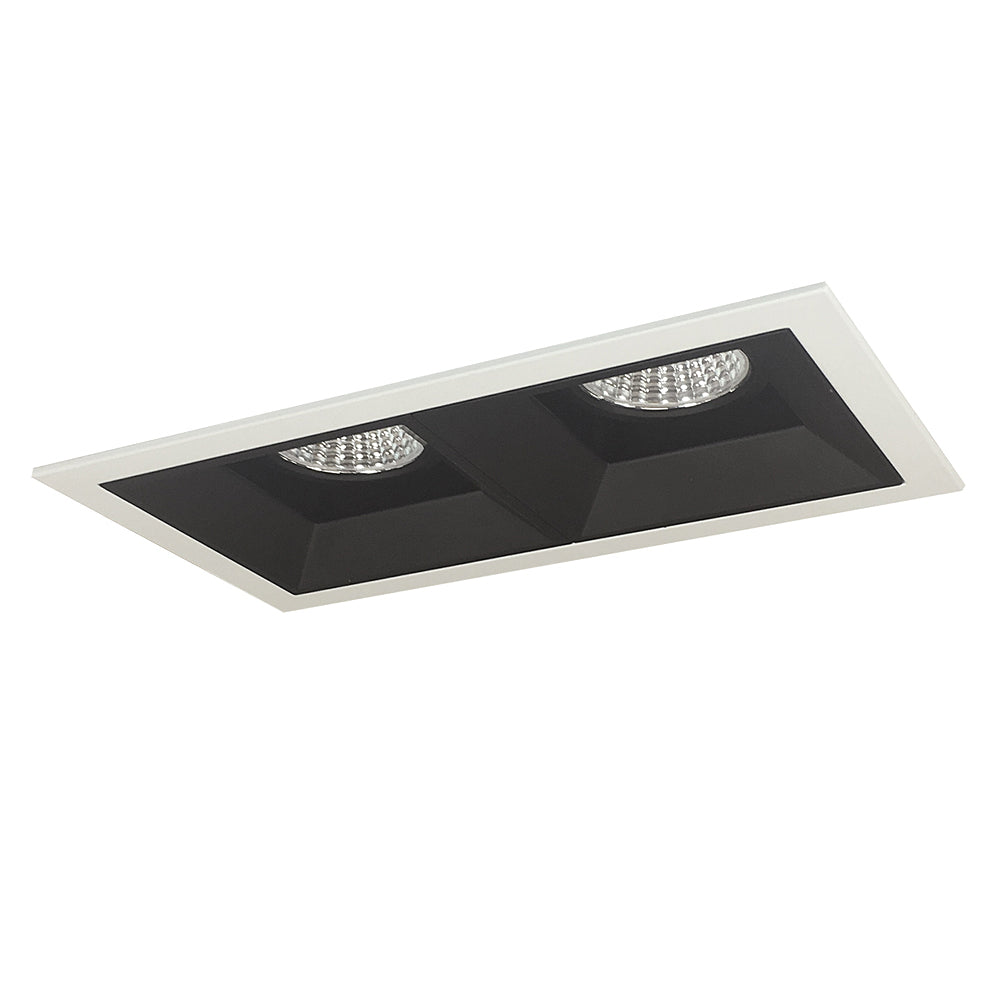 Nora Lighting Iolite MLS Two Head Fixed Downlight, Flanged