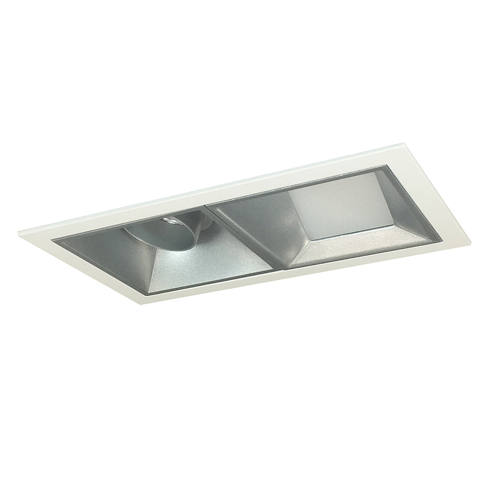 Nora Lighting Iolite MLS Two Head Adjustable Snoot / Wall Wash, Flanged