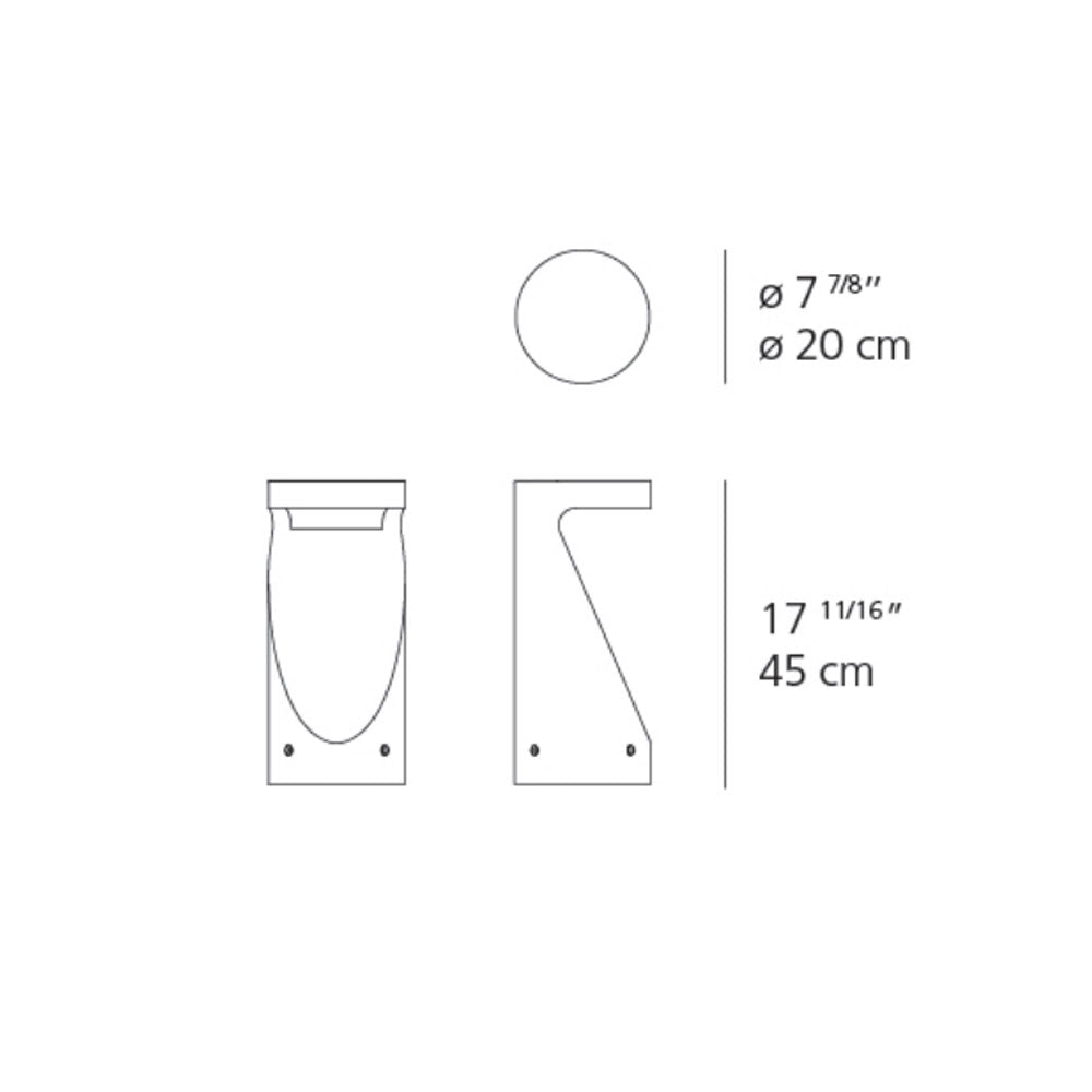 Artemide Ippolito 45 Outdoor Floor Lamp