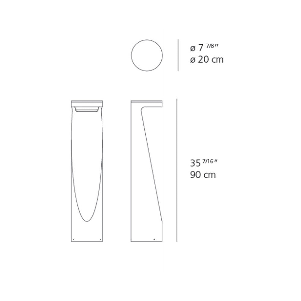 Artemide Ippolito 90 Outdoor Floor Lamp