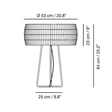 Isamu Table Lamp by Carpyen
