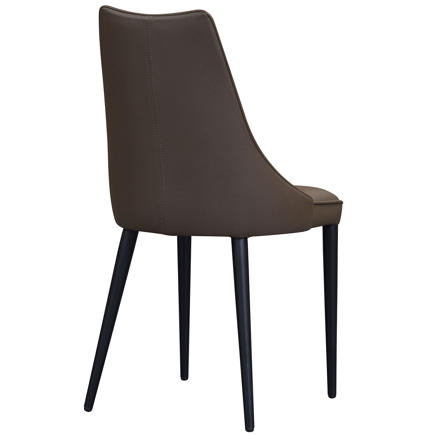 Milano Leather Dining Chair Chocolate by JM
