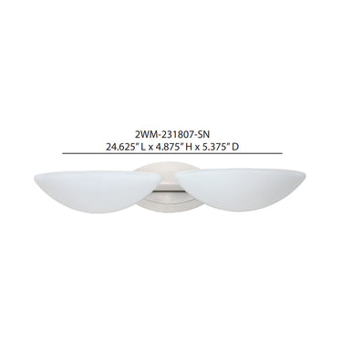 Besa Lighting Jamie 2-Light LED Vanity