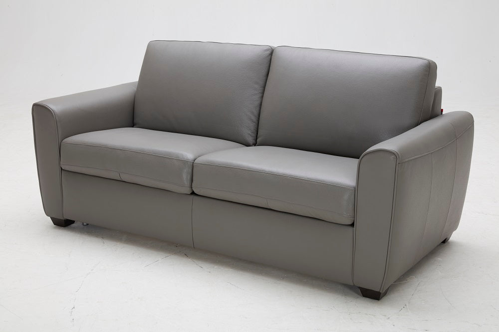 Jasper Sofa Bed Grey Leather by JM