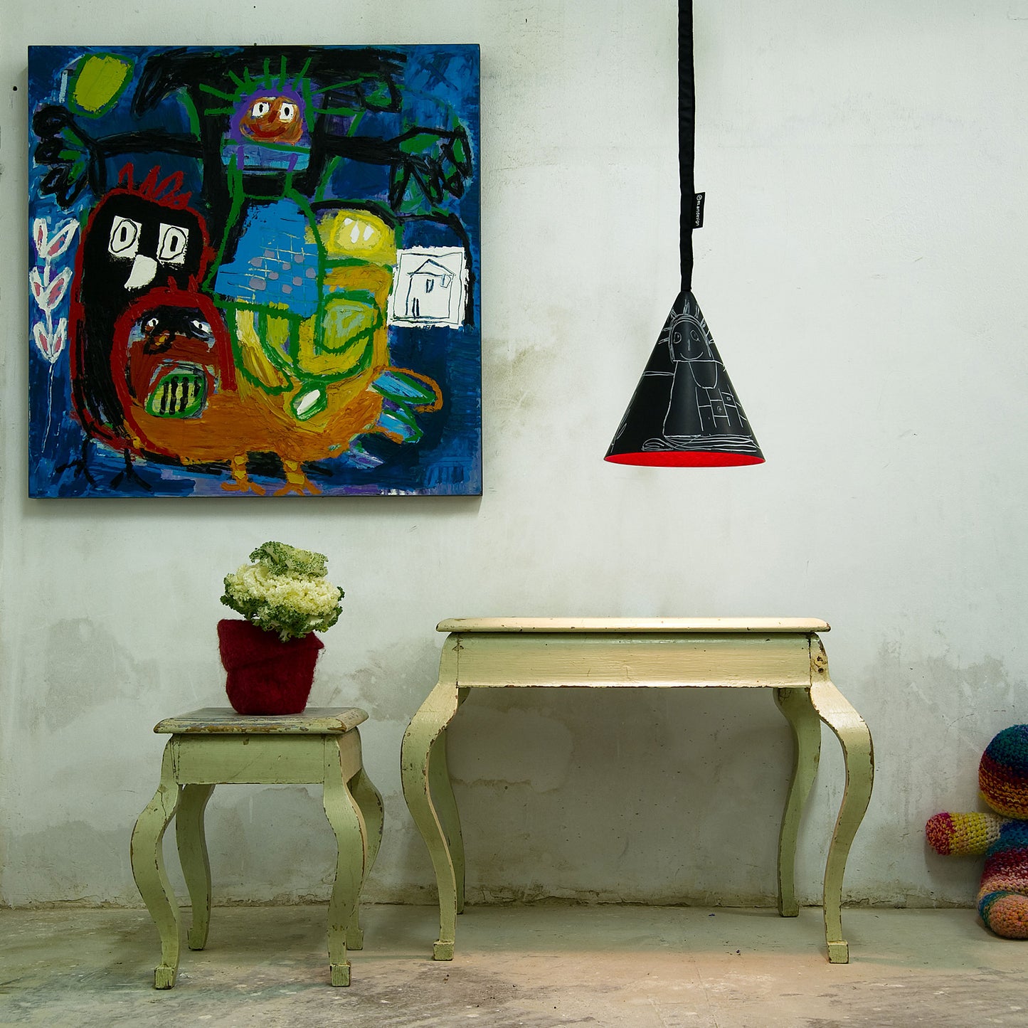 In-es.artdesign Jazz Lavagna Pendant Light