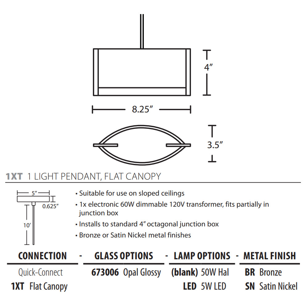 Besa Lighting Jodi Pendant Light