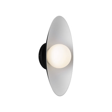 Two-tone finish wall light, Joni 13, Black and white, indoor contemporary lighting