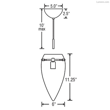 Besa Lighting Juli Pendant Light