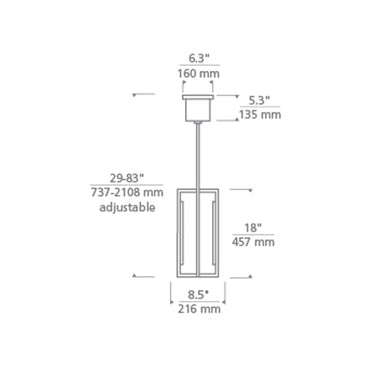 Kenway 18 Pendant Light | Visual Comfort Modern