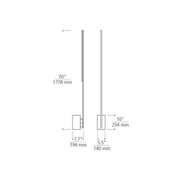 Klee 70 Floor Lamp | Visual Comfort Modern - NP