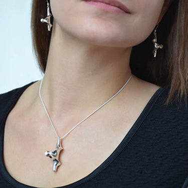 Ameico Classics Man Ray - Kuen Surface Silver Necklace