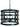 Framburg Homestead 5 - Light Matte Black Chandelier L1005 MBLACK