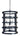 Framburg Homestead 9 - Light Matte Black Foyer Chandelier L1009 MBLACK