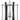 Framburg Bucolic 6 - Light Brushed Nickel with Matte Black Accents Chandelier L1066 BN/MBLACK