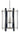 Framburg Bucolic 6 - Light Brushed Nickel with Matte Black Accents Chandelier L1066 BN/MBLACK