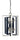 Framburg Interstellar 8 - Light Brushed Nickel with Matte Black Accents Chandelier L1098 BN/MBLACK