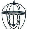 Framburg Elizabeth 5 - Light Matte Black Chandelier L1152 MBLACK