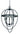 Framburg Elizabeth 5 - Light Matte Black Chandelier L1152 MBLACK