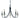 Framburg Ashley 5 - Light Matte Black Chandelier L1165 MBLACK