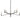 Framburg Bridgeport 8 - Light Iron Chandelier L1192 IRON