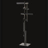 Contemporary Las floor lamp by Mist-o with upward ambient and downward reading light