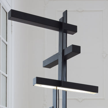 Minimalist Las floor lamp for modern office, lounge, or hotel lobby lighting