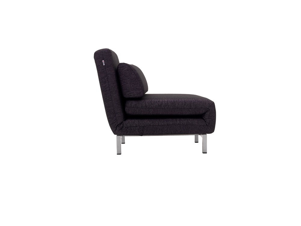 Premium Chair Bed Lk06-1 Black Fabric by JM