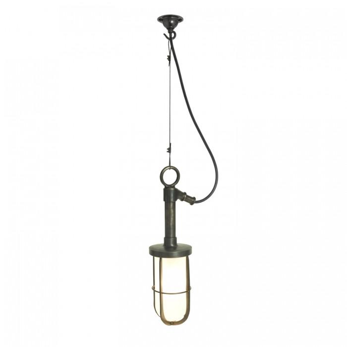 Well Glass Pendant - Weathered Brass by Original BTC