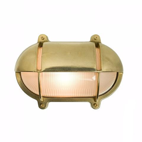 Original BTC Oval Brass Eyelid Bulkhead Outdoor Wall Lamp | Original BTC | LoftModern