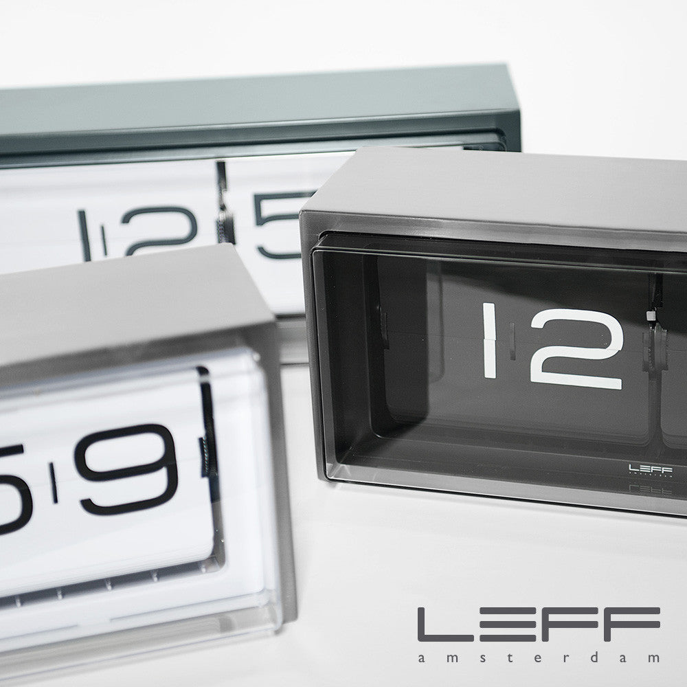 Leff Brick Desk/Wall Clock - Steel | Leff | LoftModern