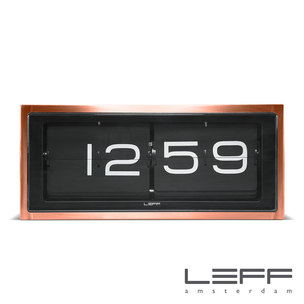 Leff Brick Desk/Wall Clock - Steel | Leff | LoftModern