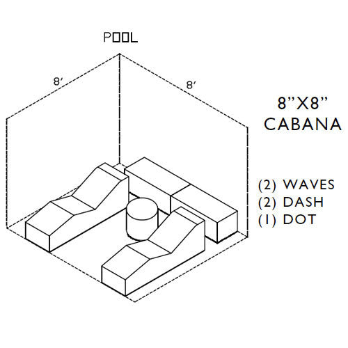 La-Fete Pool-Club Now Instant Cabana | La-Fete | LoftModern